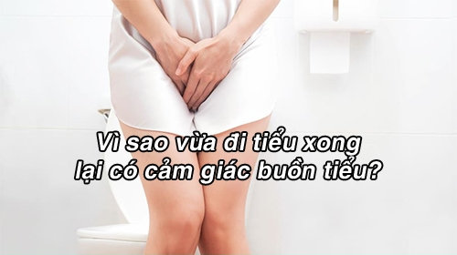 Vì sao vừa đi tiểu xong lại có cảm giác buồn tiểu? Cách khắc phục
