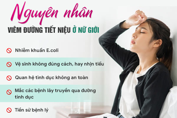 Viêm đường tiết niệu nữ: Nguyên nhân, dấu hiệu và cách chữa trị